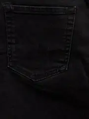 Vorschaubild 6 von Damen Jeansrock Minirock Schwarz Gr. 38 Baumwolle Casual