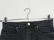 Vorschaubild 3 von Damen Jeansrock Minirock Schwarz Gr. 38 Baumwolle Casual