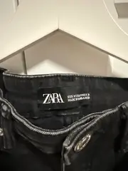 Vorschaubild 8 von Damen Jeansrock Minirock Schwarz Gr. 38 Baumwolle Casual