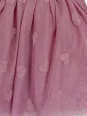 Vorschaubild 2 von Strickkleid Mädchen Rosa Gr. 74 Rippstrick Baumwolle Freizeitkleid