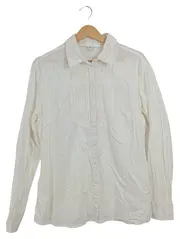 Vorschaubild 1 von Damen Hemdbluse Business Langarm Weiß Gr. 44/XXL Baumwolle