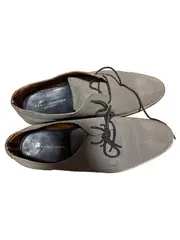 Vorschaubild 5 von Herren Schnürschuhe Derby Wildleder Grau Gr. 42