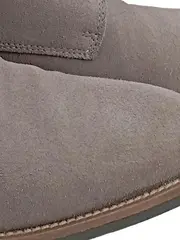 Vorschaubild 2 von Herren Schnürschuhe Derby Wildleder Grau Gr. 42