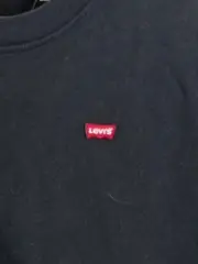 Vorschaubild 2 von Sweatshirt Damen Gr. XS Schwarz Basic Rundhals Logo