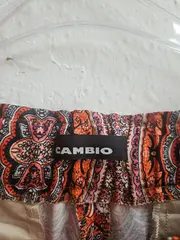 Vorschaubild 8 von Damen Stoffhose Gr. 32 XXS Mehrfarbig Paisley Muster Casual Hose