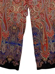 Vorschaubild 6 von Damen Stoffhose Gr. 32 XXS Mehrfarbig Paisley Muster Casual Hose
