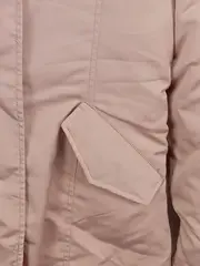 Vorschaubild 4 von Damen Parka Jacke Rosa Gr. 38 Wintermantel Kapuze Casual