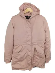 Vorschaubild 1 von Damen Parka Jacke Rosa Gr. 38 Wintermantel Kapuze Casual