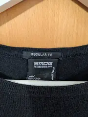 Vorschaubild 3 von Herren Pullover Basic Grau Langarm Rundhals Baumwolle Gr. S