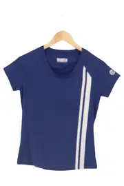 Vorschaubild 1 von Damen Sport Shirt Gr. 36/S Blau Kurzarm Sportlich