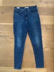 Vorschaubild 2 von Damen Jeans Skinny Fit Retro High Skinny Gr. 30 Blau Casual