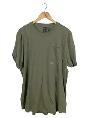 Vorschaubild 1 von Herren T-Shirt Gr. 44 Oliv Casual Baumwolle