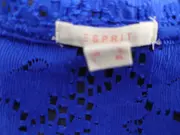 Vorschaubild 5 von Freizeitkleid Damen Blau Lochmuster Spitze Gr. 40/L Casual