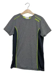 Vorschaubild 1 von Sport Shirt Kinder Gr. 146-152 Grau Schwarz Neon Sportlich