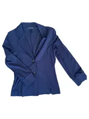 Vorschaubild 1 von Damen Blazer Jacke Gr. S Blau Casual Baumwolle