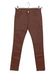 Vorschaubild 1 von Damen Stoffhose W26 Braun Casual Nieten