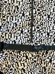 Vorschaubild 8 von Damen Etuikleid Gr. 36/S Schwarz Geometrisch Elegant Business