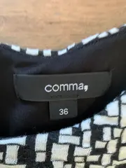 Vorschaubild 9 von Damen Etuikleid Gr. 36/S Schwarz Geometrisch Elegant Business