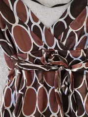 Vorschaubild 3 von Damen Top Gr. 38 M Mehrfarbig Modern Geometrisch Schleife