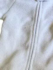 Vorschaubild 2 von Baby Body Uni Beige Gr. 56 Polyester Stickerei Reißverschluss