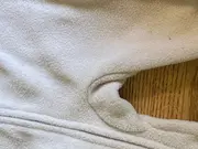 Vorschaubild 3 von Baby Body Uni Beige Gr. 56 Polyester Stickerei Reißverschluss