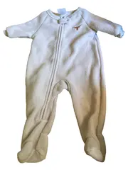 Vorschaubild 1 von Baby Body Uni Beige Gr. 56 Polyester Stickerei Reißverschluss