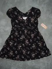 Vorschaubild 4 von Damen Freizeitkleid Blumenmuster Viskose Gr. 36/S