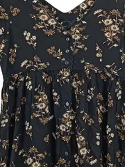 Vorschaubild 3 von Damen Freizeitkleid Blumenmuster Viskose Gr. 36/S