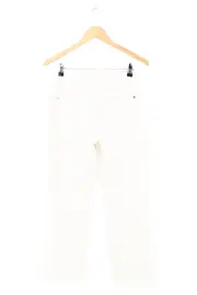 Vorschaubild 2 von Damen Stoffhose Gr. 34 XS Weiß Elegant Klassisch Business Hose
