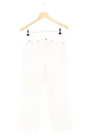 Vorschaubild 1 von Damen Stoffhose Gr. 34 XS Weiß Elegant Klassisch Business Hose