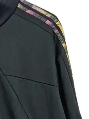 Vorschaubild 3 von Damen Sweatjacke Schwarz Gr. 44/XXL Sportlich Polyester Baumwolle