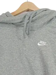 Vorschaubild 2 von Damen Kapuzenpullover Hoodie Grau Gr. 38/M Sportlich Baumwolle