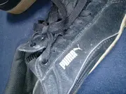 Vorschaubild 5 von Suede Platform Sneaker Damen Wildleder Schwarz Schnürung Gr. 39