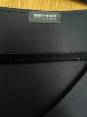 Vorschaubild 6 von Damen T-Shirt Blau Gr. 40/L Casual Basic V-Ausschnitt