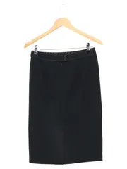 Vorschaubild 2 von Bleistiftrock Damen S Schwarz Büro Business Elegant Midi Rock