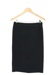 Vorschaubild 1 von Bleistiftrock Damen S Schwarz Büro Business Elegant Midi Rock