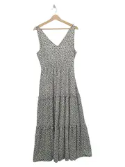 Vorschaubild 1 von Damen Sommerkleid Gr. 38/M Mehrfarbig Feminin Maxi