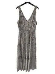 Vorschaubild 2 von Damen Sommerkleid Gr. 38/M Mehrfarbig Feminin Maxi