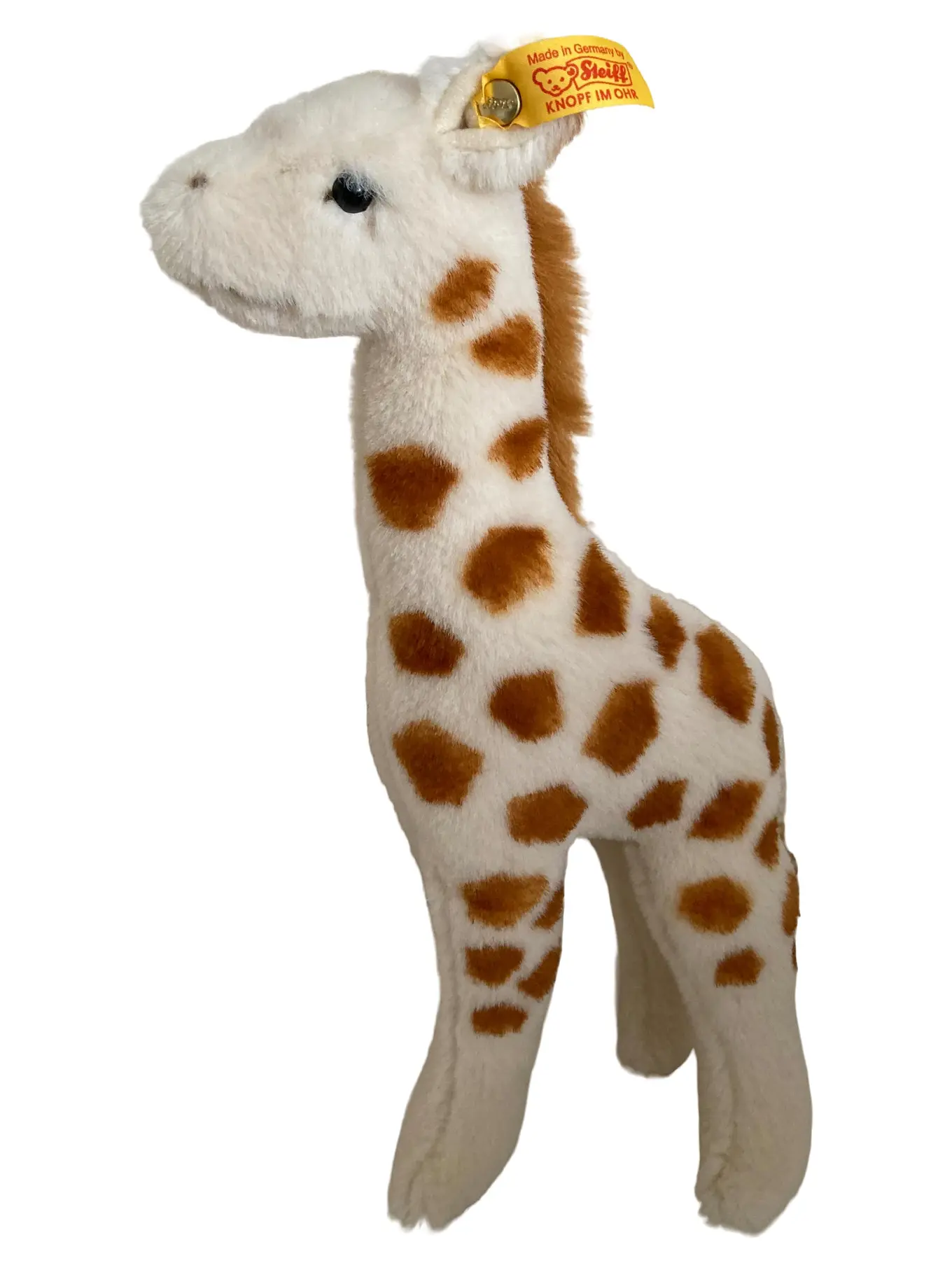 STEIFF Baby Kuscheltier Giraffe weiß braun 33 cm Stofftier Plüschtier