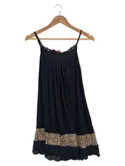 Vorschaubild 1 von Amélie & Amélie Damen Kleid Gr. 38 Schwarz Gold Pailletten Spitze Festlich
