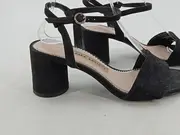 Vorschaubild 2 von Sandaletten Damen Gr. 35 Schwarz Elegant Blockabsatz Riemchensandalen