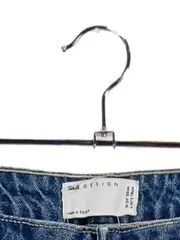 Vorschaubild 6 von Damen Jeans Straight Leg W34 Blau Casual Fransen