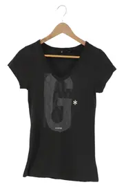 Vorschaubild 1 von Damen T-Shirt Grau XS/32 Basic Casual Logo-Print