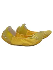 Vorschaubild 1 von Damen Ballerinas Gelb Gr. 36 Leder Schnürung Casual Schuhe