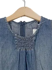 Vorschaubild 3 von Kinder Mädchen Jeanskleid Gr. 128 Blau Casual Sommerkleid
