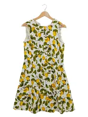 Vorschaubild 1 von Damen Sommerkleid Blumenmuster Midikleid Freizeit Gr. S 36 Mehrfarbig