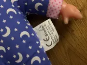 Vorschaubild 3 von Babypuppe Schlafanzug Puppe Blau Casual Sterne Mond Stoff