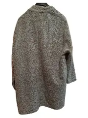 Vorschaubild 2 von Strickjacke Damen Grau Melierter Oversized 3/4 Arm UNI