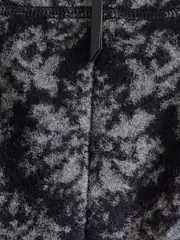 Vorschaubild 4 von Damen Faltenrock mit Muster Gr. 38 Schwarz Feminin Midi