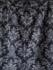 Vorschaubild 3 von Damen Faltenrock mit Muster Gr. 38 Schwarz Feminin Midi